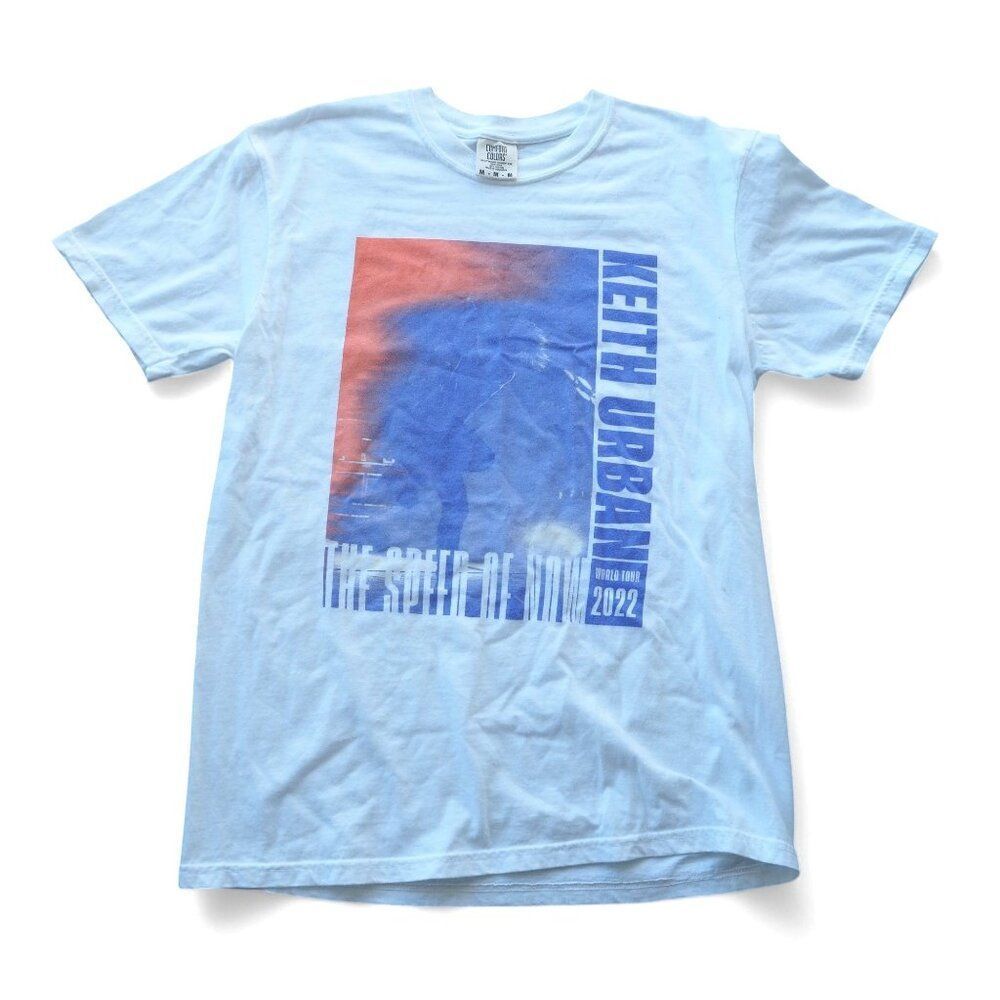 Comfort Colors Keith Urban World Tour 2022 The Speed of Now T-Shirt Unisex M